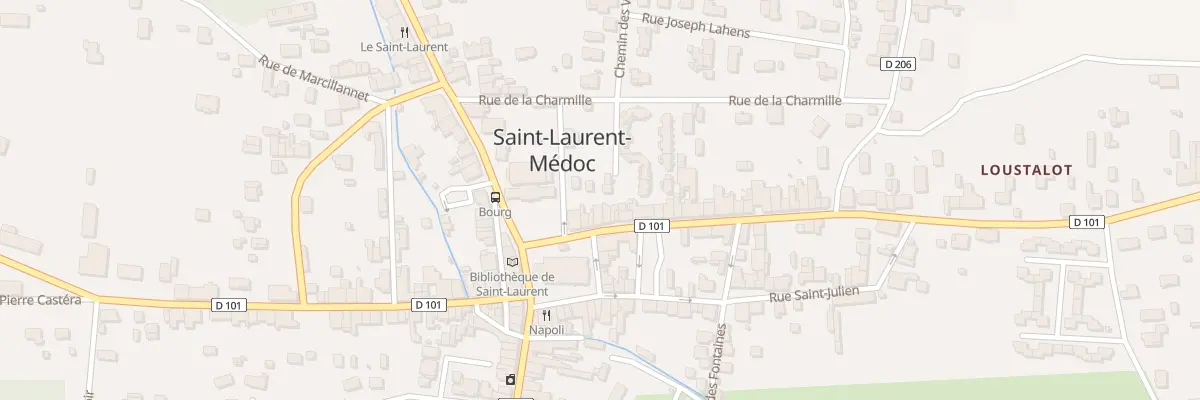 Plan du 7 Rue Marc Bourguedieu à Saint-Laurent-Médoc