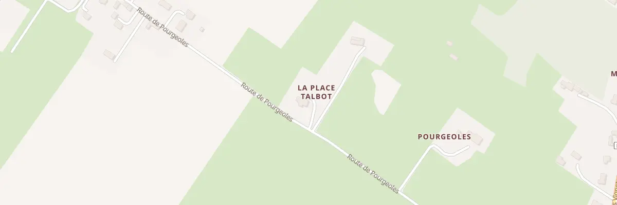 Plan du 9 Rte de Pourgeoles au Tronquay