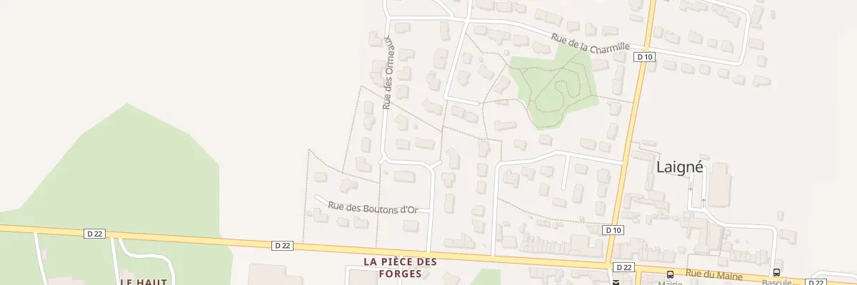 Plan du 8 Rue des Coquelicots à Prée-d’Anjou