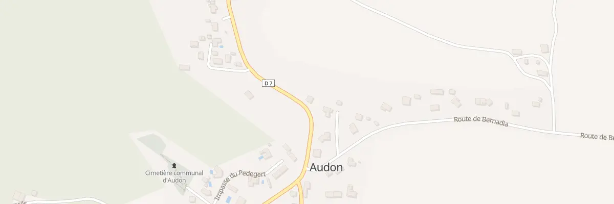Plan du 4 Rte de Tartas à Audon