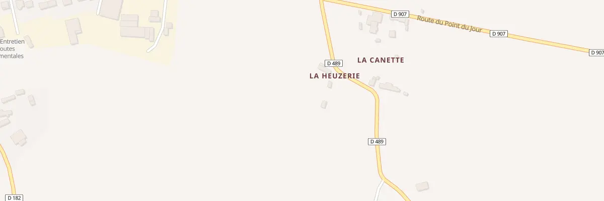 Plan du 185 La Heuzerie à Barenton