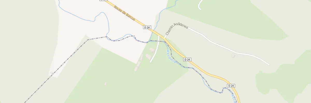 Plan du 5016 Etcheberry à Roquiague