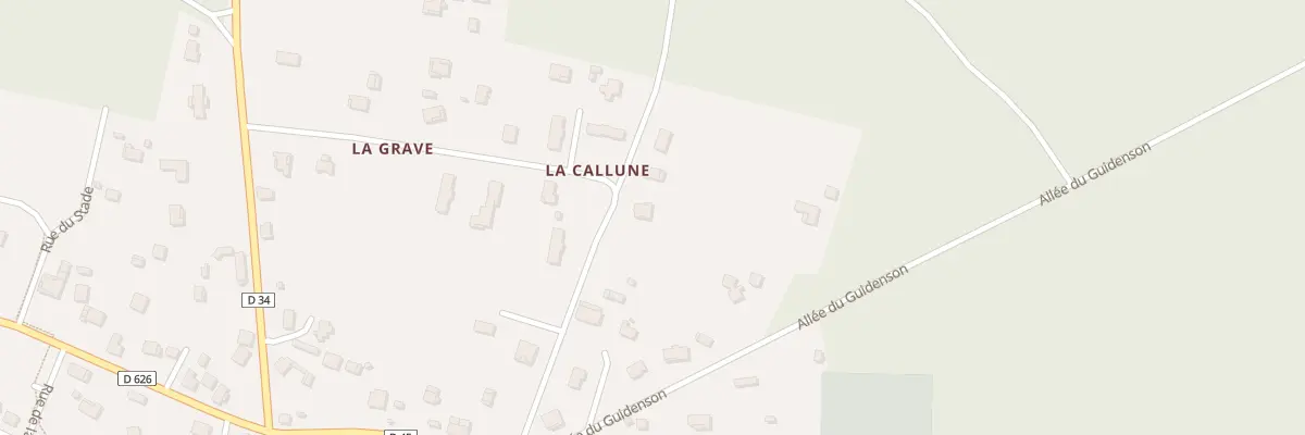 Plan du 210 Qua la Callune à Commensacq