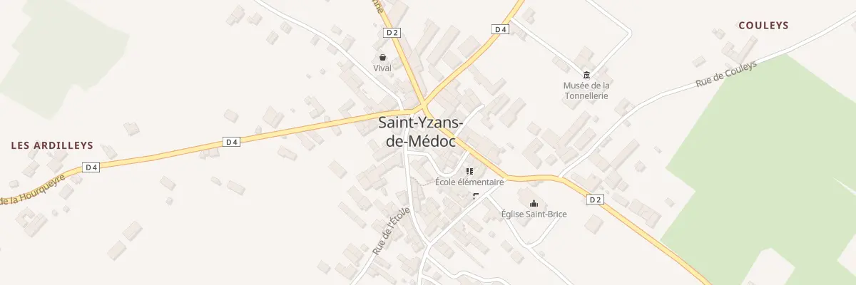 Plan du 4 Rue de Loudenne à Saint-Yzans-de-Médoc
