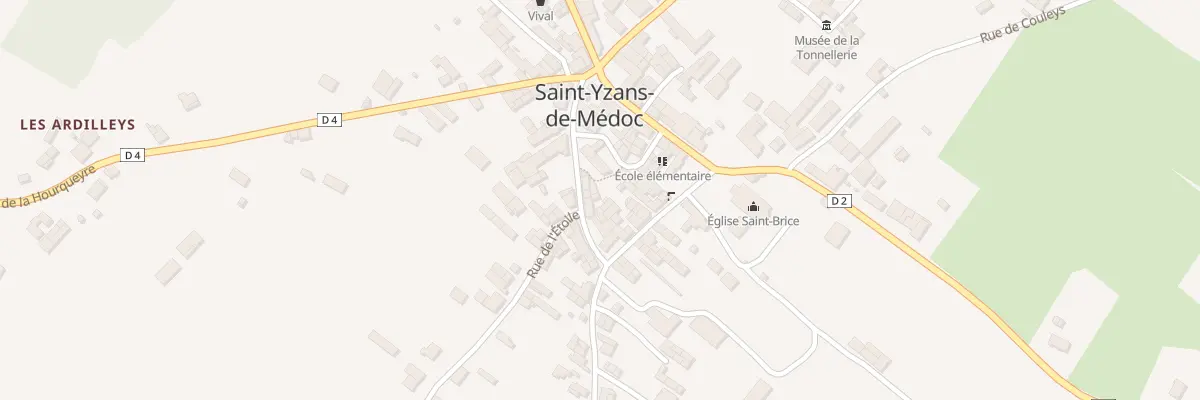 Plan du 3 Rue de la Poste à Saint-Yzans-de-Médoc