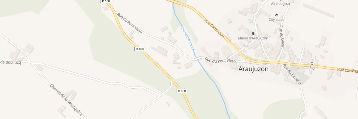 Plan du 12 Rue du Pont Vieux à Araujuzon
