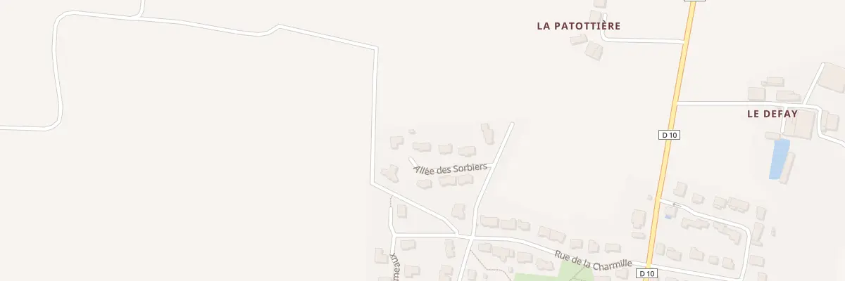 Plan du 8 All des Sorbiers à Prée-d’Anjou