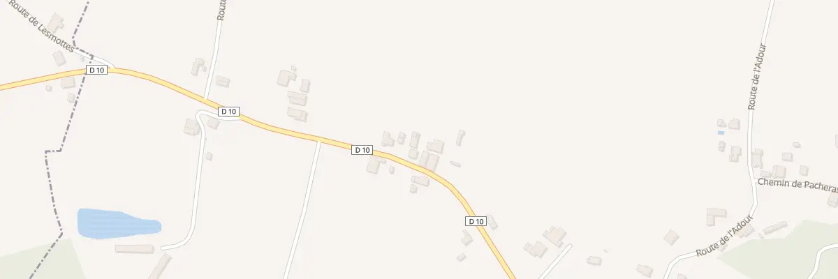 Plan du 430 Rte de la Tuilerie à Poyanne