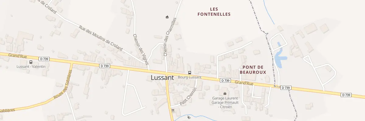Plan du 30 Gr Grand Rue à Lussant