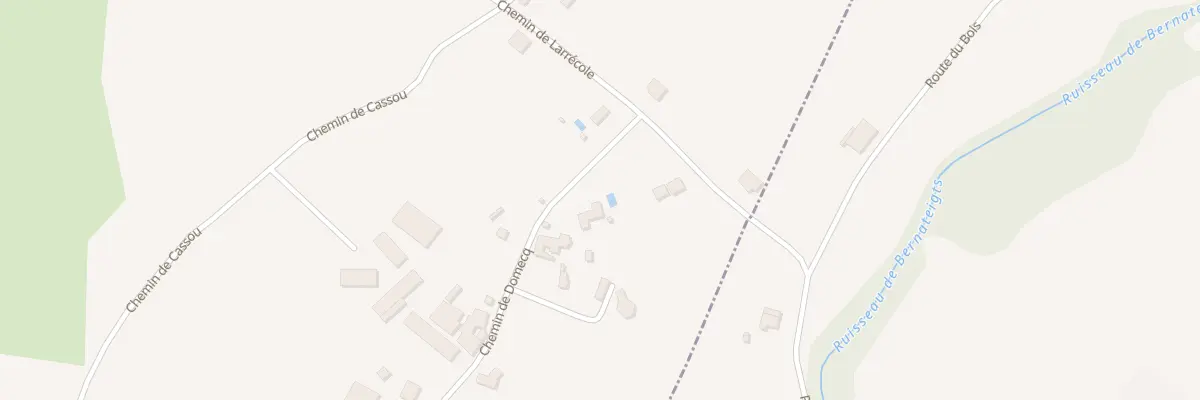 Plan du 10 Cami de Domecq à Narp