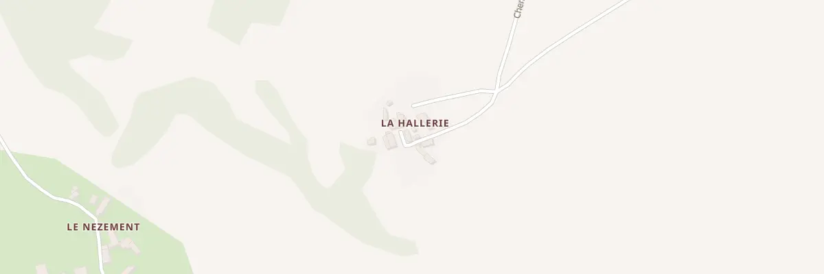Plan du 374 Che de la Hallerie à Vautorte