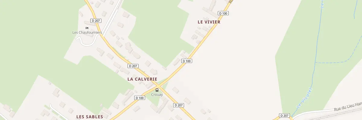 Plan du 438 Rue du Moulin à Crouay