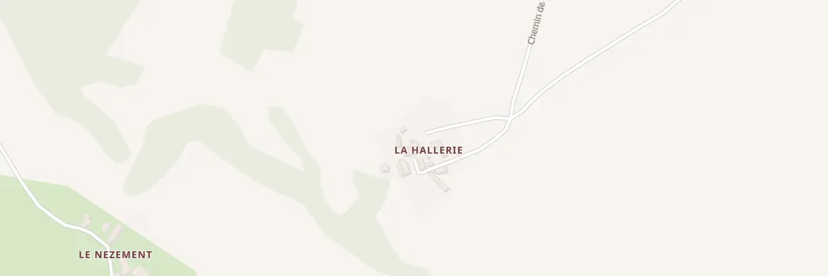 Plan du 262 Che de la Hallerie à Vautorte