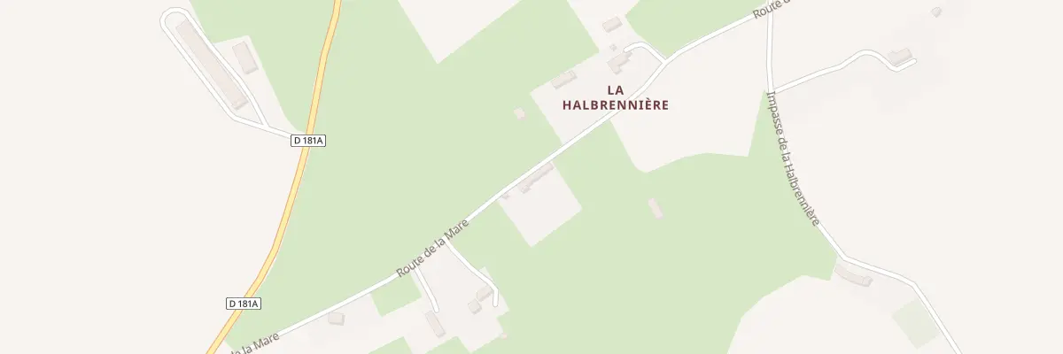 Plan du 5031 La Halbrenniere à Sallen