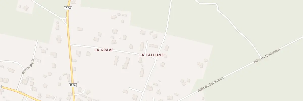 Plan du 302 Qua la Callune à Commensacq