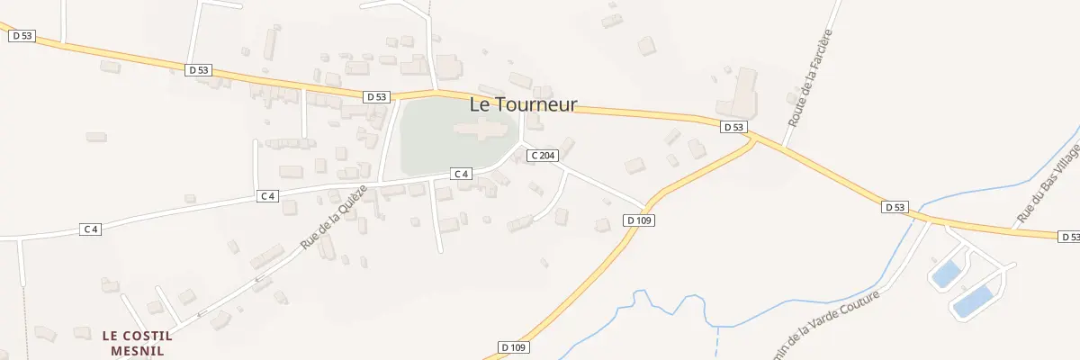 Plan du 2 Rue de la Cavee - Le Tourneur à Souleuvre en Bocage