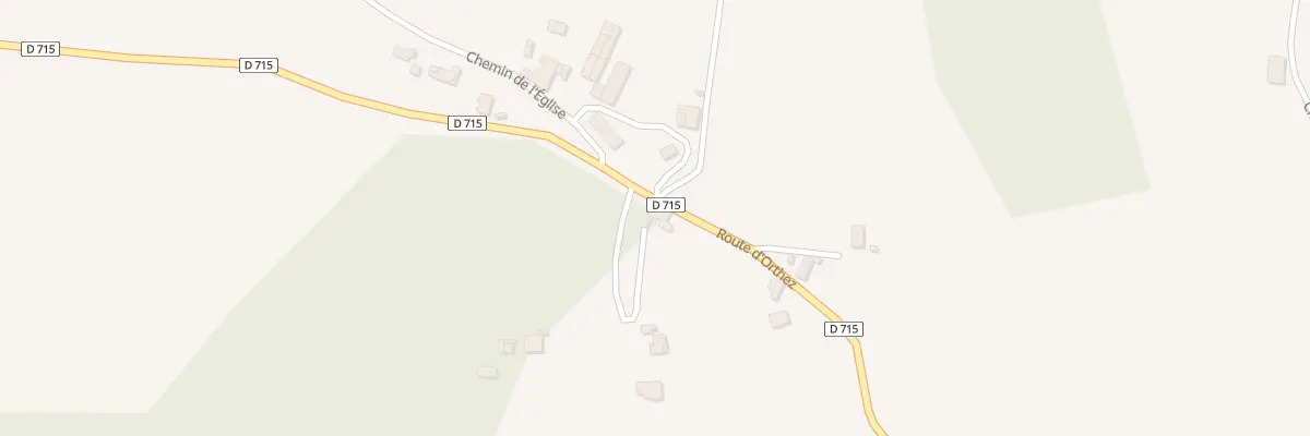 Plan du 800 Rte d’Orthez à Saint-Girons-en-Béarn