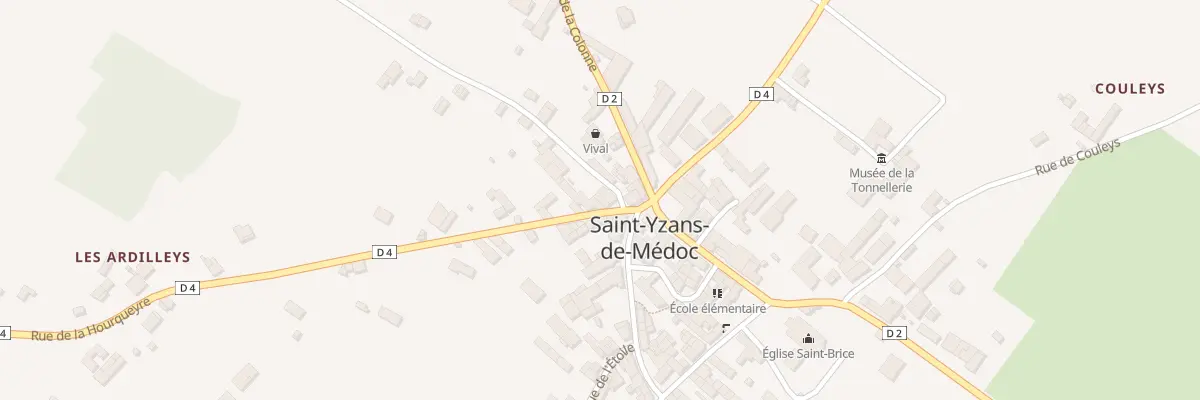 Plan du 1 Rue de Lomenade à Saint-Yzans-de-Médoc