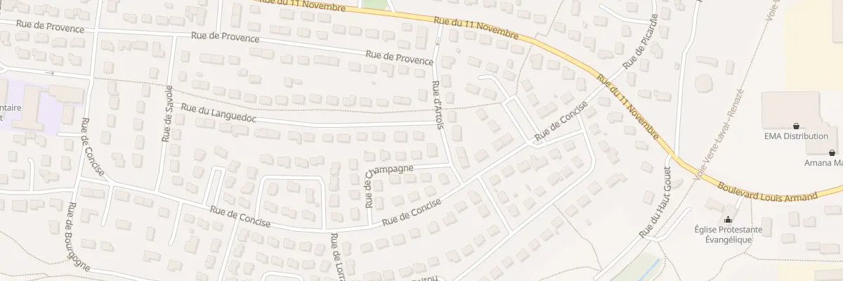 Plan du 58 Rue du Languedoc à Saint-Berthevin