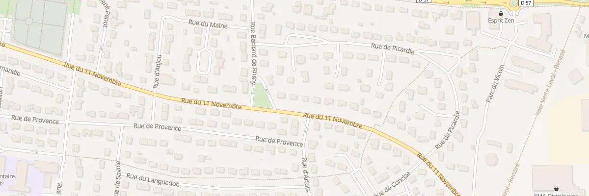Plan du 65 Rue du 11 Novembre à Saint-Berthevin
