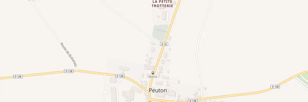 Plan du 7 Rte de Quelaines à Peuton