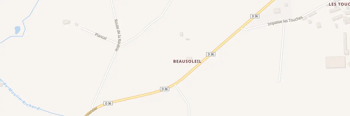 Plan du 137 Beausoleil à Barenton