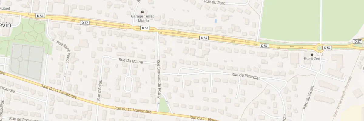 Plan du 9 Rue de Picardie à Saint-Berthevin