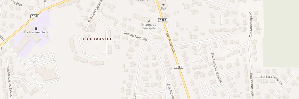 Plan du 2 Rue Saint Exupéry à Saint-Laurent-Médoc