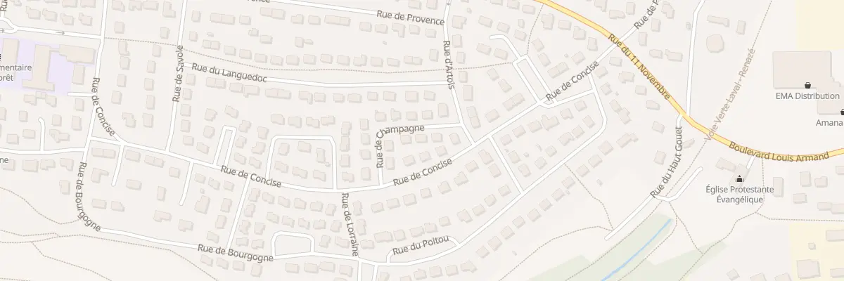 Plan du 26 Rue de Champagne à Saint-Berthevin