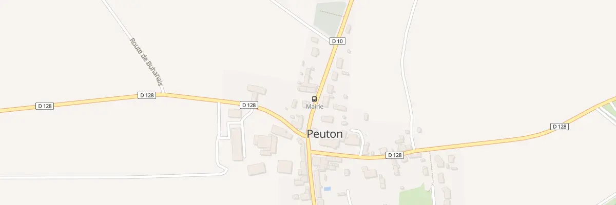 Plan du 1 Rte de Quelaines à Peuton
