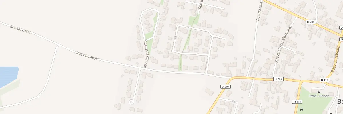 Plan du 10 Rue du Carrosse à Benon