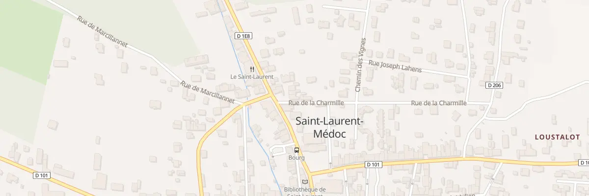 Plan du 7 Rue de la Charmille à Saint-Laurent-Médoc