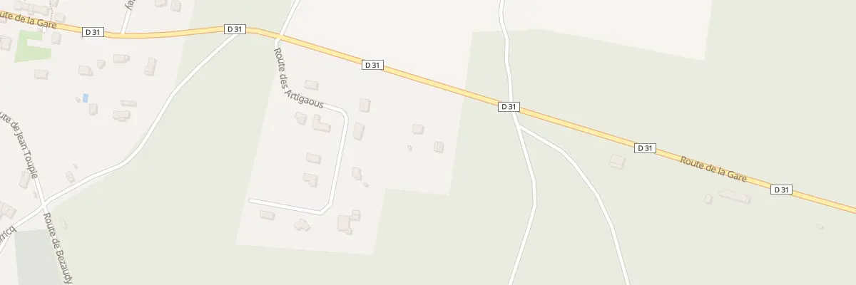 Plan du 42 Lioue à Beylongue