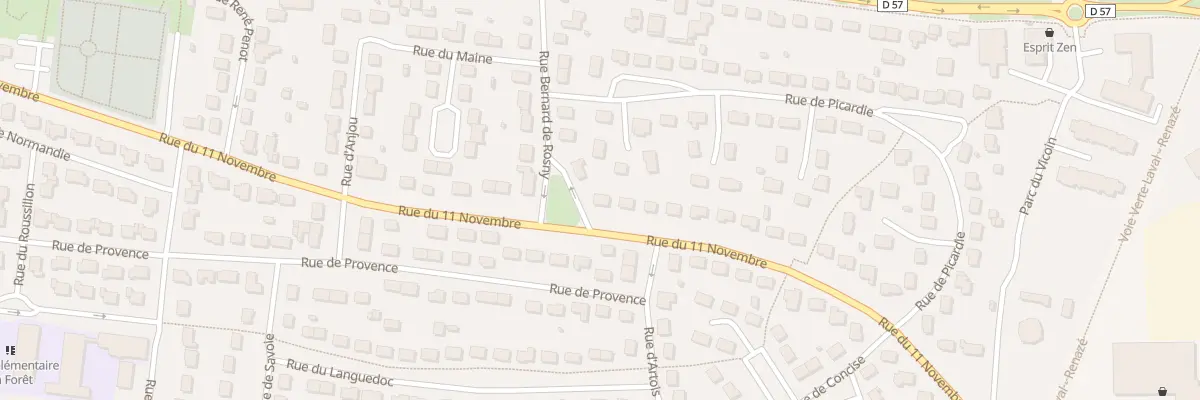 Plan du 61 Rue du 11 Novembre à Saint-Berthevin
