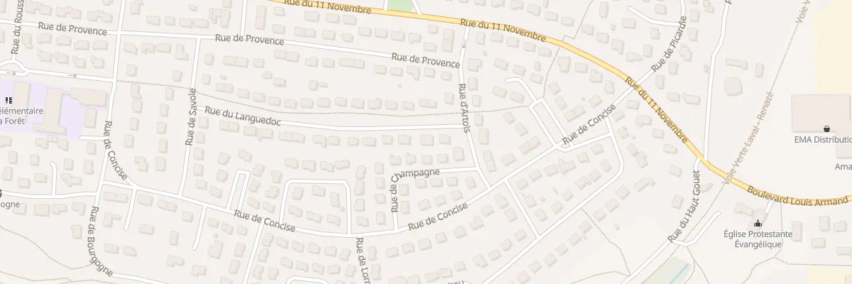Plan du 54 Rue du Languedoc à Saint-Berthevin