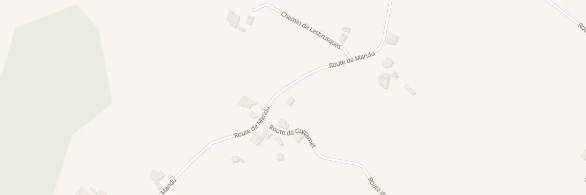 Plan de Rte de Mandu à Poyanne