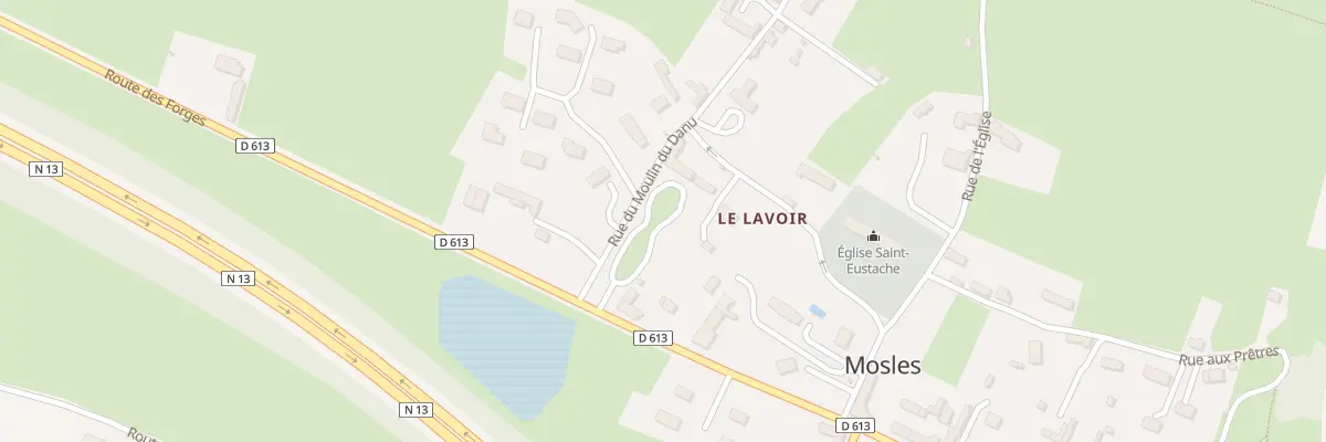 Plan du 47 Rte des Forges à Mosles