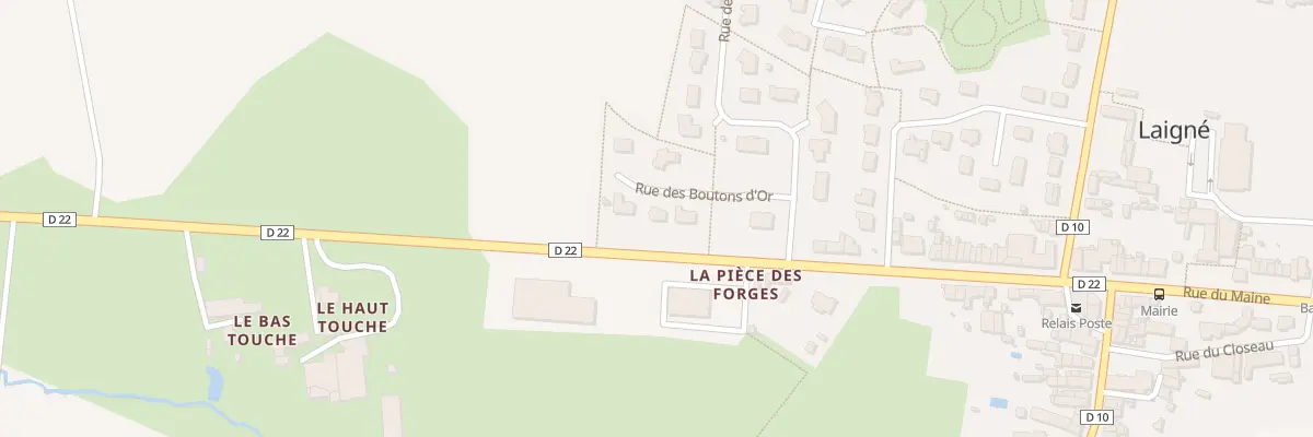 Plan du 7 Rue des Boutons d’Or à Prée-d’Anjou