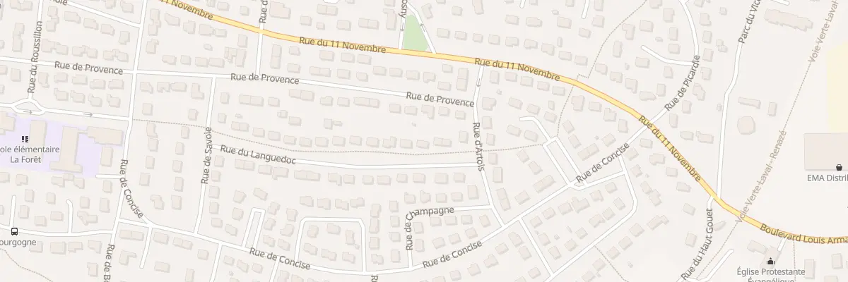 Plan du 53 Rue du Languedoc à Saint-Berthevin