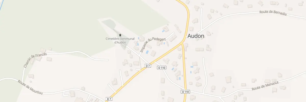 Plan du 4 Rte de Montfort à Audon