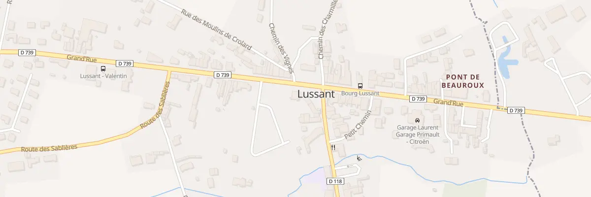 Plan du 41 Gr Grand Rue à Lussant
