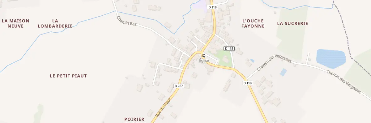 Plan du 4 Rue du Piaut à Lussant