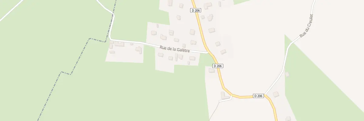 Plan du 65 Rue de la Galètre à Crouay