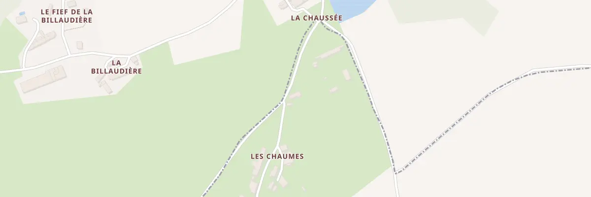 Plan du 1 Les Chaumes à Sérigné