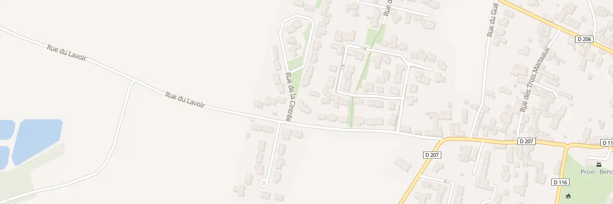 Plan du 24 Rue du Lavoir à Benon