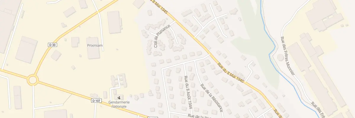 Plan du 7 Rue du Mal Leclerc à Gorron