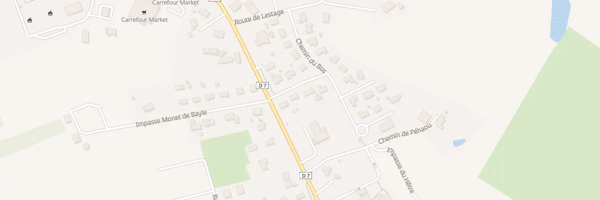 Plan du 46 Rte du Conte à Pomarez