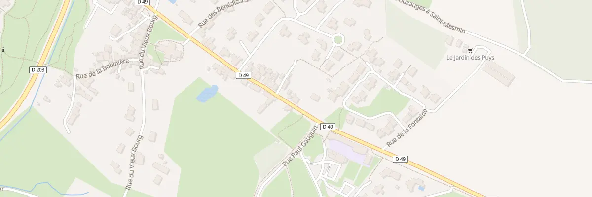 Plan du 7310F Rue louis desnouhes à Pouzauges