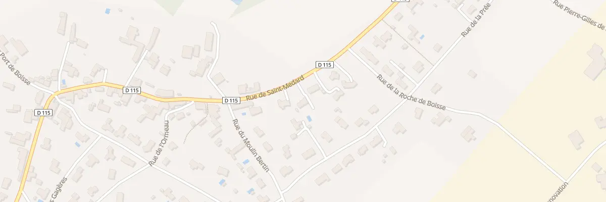 Plan du 69 Rue de saint-médard à Fontenay-le-Comte