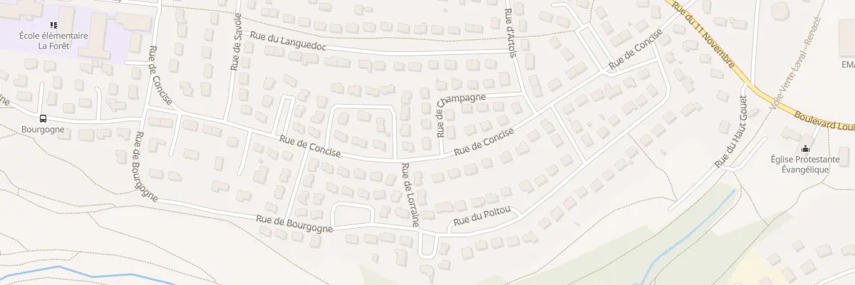 Plan du 1 Rue de Champagne à Saint-Berthevin